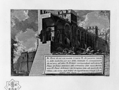 Aurelian Walls by Giovanni Battista Piranesi